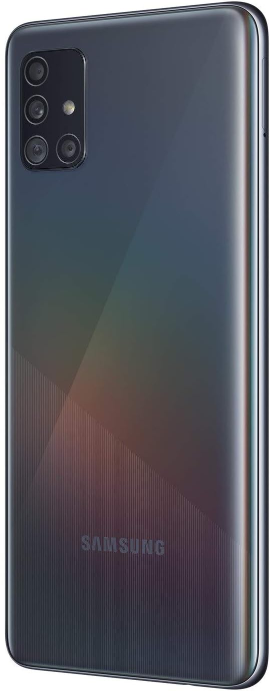 Samsung Galaxy A51 Mobile Phone; Sim Free Smartphone - Prism Crush Black, (UK Version)