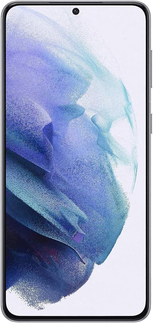Samsung Galaxy S21 Ultra 5G SM-G998B Standard Edition Dual-SIM 128GB + 12GB RAM Factory Unlocked Android Smartphone (Phantom Silver) - International Version