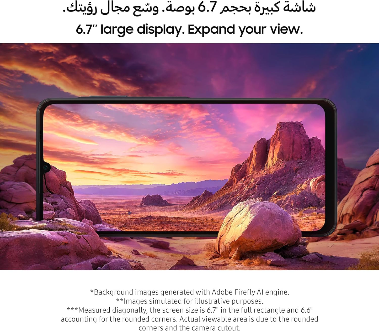 Samsung Galaxy A06 LTE, Android Smartphone, Dual SIM Mobile Phone, 4GB RAM, 64GB Storage, Black (UAE Version)