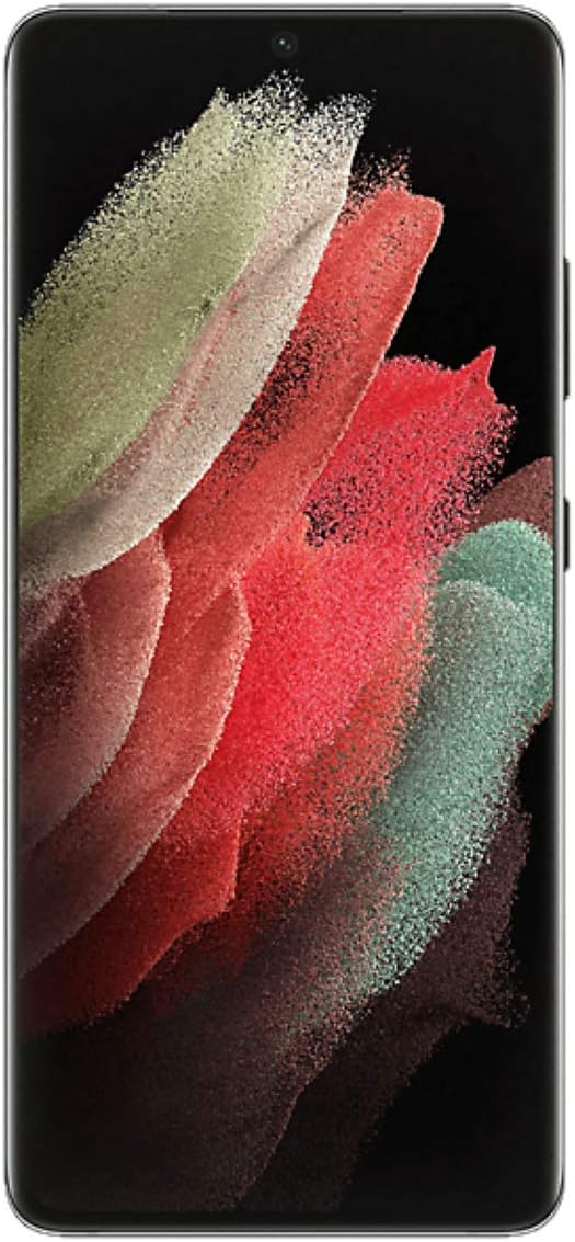Samsung Galaxy S21 Ultra 5G SM-G998B Standard Edition Dual-SIM 128GB + 12GB RAM Factory Unlocked Android Smartphone (Phantom Silver) - International Version