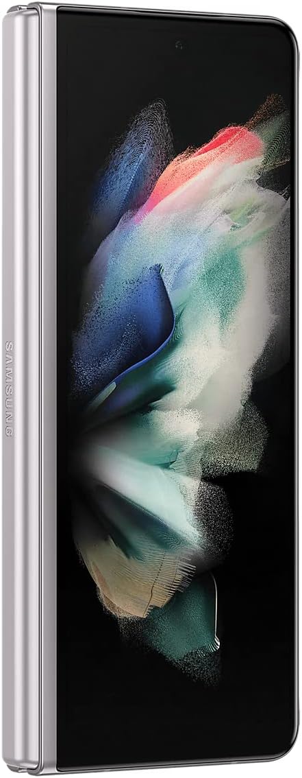 Samsung Galaxy Z Fold3 5G Mobile Phone SIM Free Android Folding Smartphone 256GB Phantom Silver (UK Version)