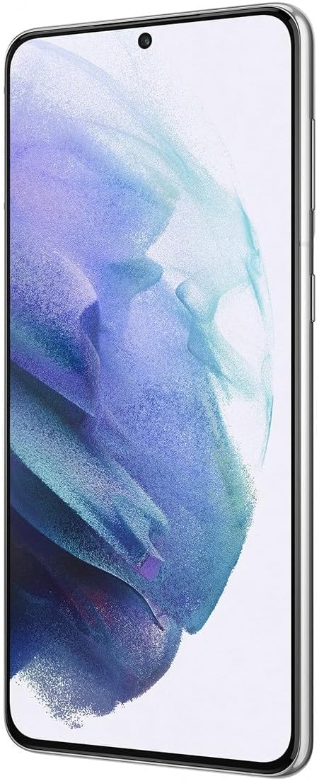 Samsung Galaxy S21 Ultra 5G SM-G998B Standard Edition Dual-SIM 128GB + 12GB RAM Factory Unlocked Android Smartphone (Phantom Silver) - International Version
