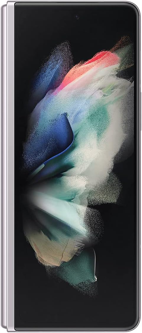 Samsung Galaxy Z Fold3 5G Mobile Phone SIM Free Android Folding Smartphone 256GB Phantom Silver (UK Version)