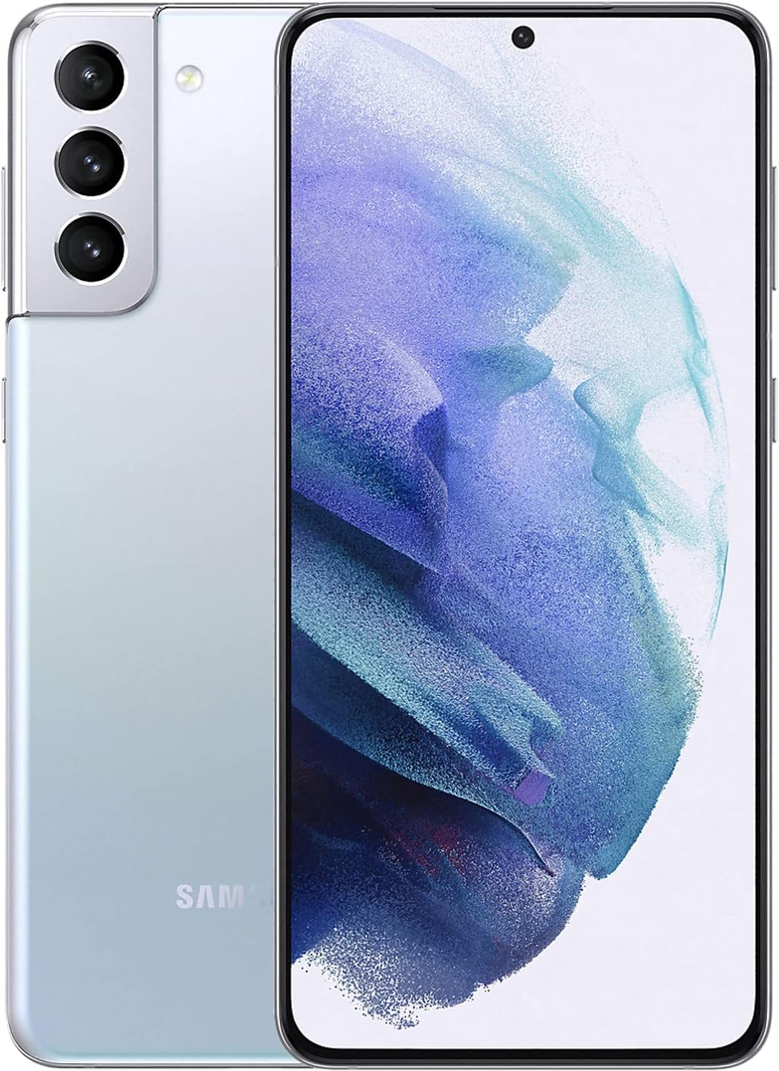Samsung Galaxy S21 Ultra 5G SM-G998B Standard Edition Dual-SIM 128GB + 12GB RAM Factory Unlocked Android Smartphone (Phantom Silver) - International Version