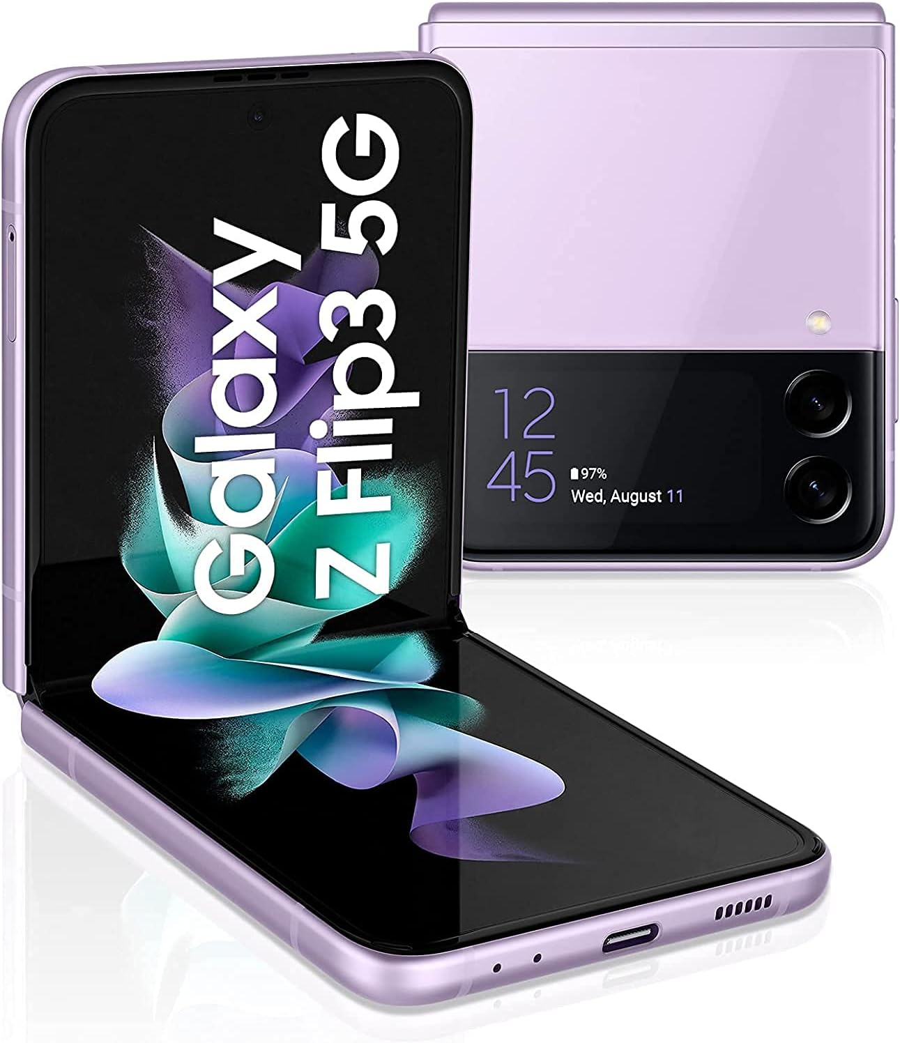 Samsung Galaxy Z Flip3 5G Smartphone Sim Free Android Folding phone 128GB Cream (UK Version)