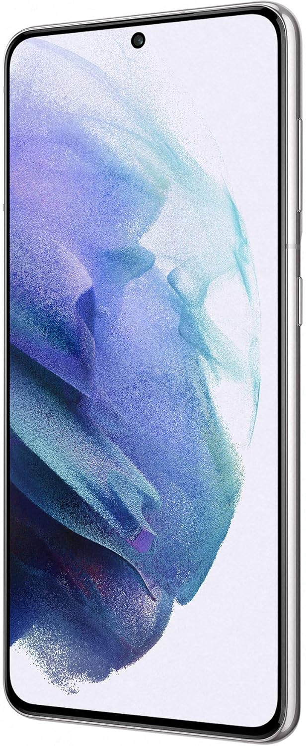 Samsung Galaxy S21 Ultra 5G SM-G998B Standard Edition Dual-SIM 128GB + 12GB RAM Factory Unlocked Android Smartphone (Phantom Silver) - International Version