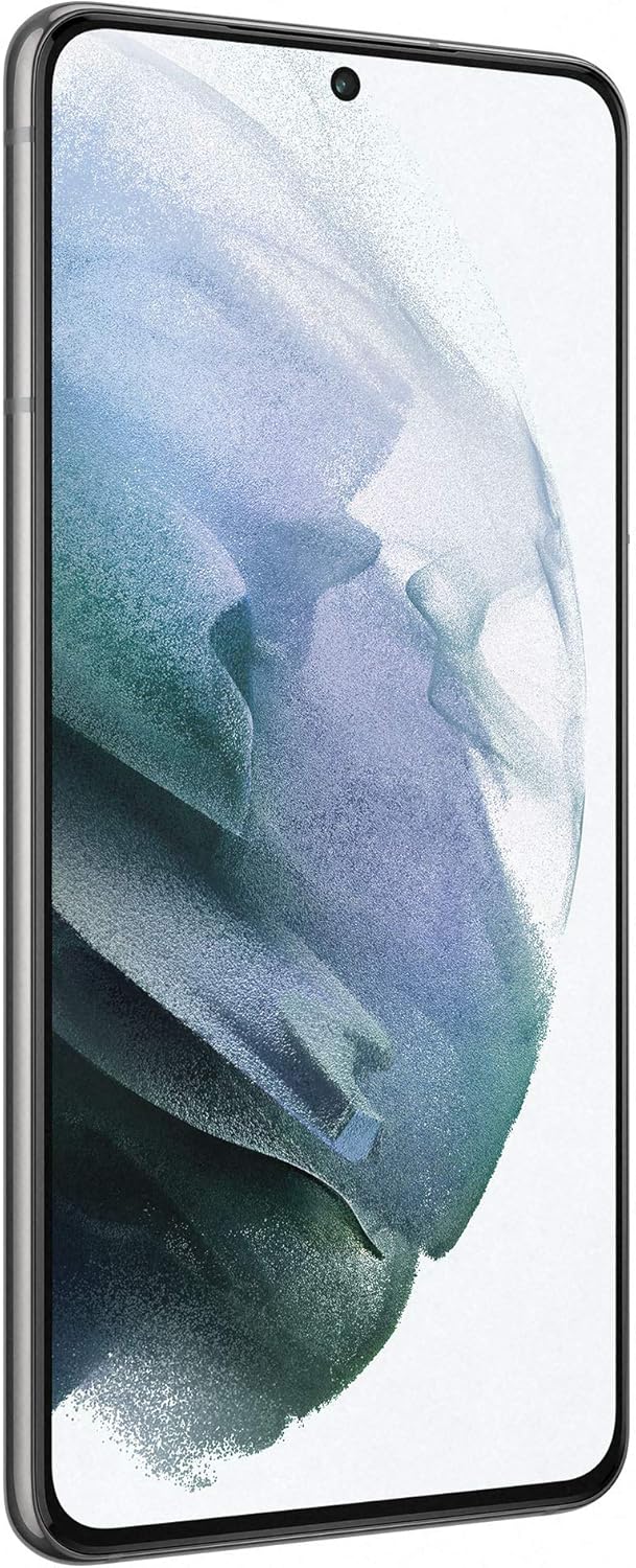 Samsung Galaxy S21 Ultra 5G SM-G998B Standard Edition Dual-SIM 128GB + 12GB RAM Factory Unlocked Android Smartphone (Phantom Silver) - International Version